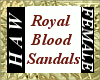 Royal Blood Sandals - F