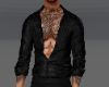 Black Ink Open Shirt