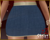cK Skirt Linen Indigo Bl