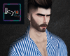 K| Striped Blue