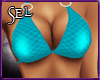 [Sel] PVC teal bikini