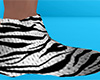 White Tiger Stripe Slippers 2 (M)