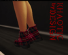 Plaid boots B/W