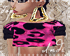 ❥Top| Pink leopard