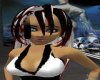 DEVA  blac/white halter