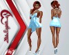 SULTRY BLUE DRES RL