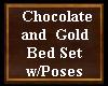 Chocolate n Gold poseBed