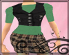 {ss}plaid skirt+top