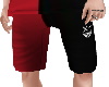 Short Smile Red Black