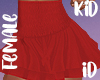 iD: Val Red Skirt KID