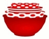 Red n White Mixing Bowls
