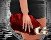 Red Holding Purse