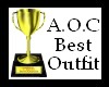 A.O.C Best Outfit Trophy