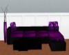 Purple Heart Sofa Set