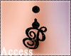 A. P Black Belly Ring