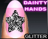 Pink Nails Glitter 07