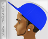 $P.J Blue Fitted tilted