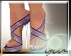 /Y/Violet Sparkle heels
