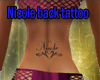G~Nicole back Tattoo~F