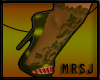 MrsJ Green Lace Boots
