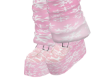 Pink Xmas boots