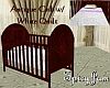 Antique Crib w/Wht Quilt