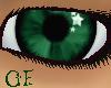 green star eyes