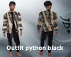 JD* Outfit python black