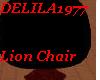 D77 Lion Chair-Blk/Blood