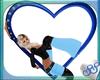 Heart w/poses Blue