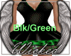 Wicked Blk/Green Heather