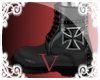 [V] Blk IronCross Boots