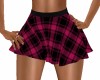 PINK/ BLACK PLAID SKIRT