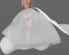 Add on Gown White Petals