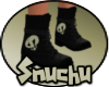 Skull* Black Boots