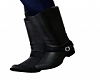 Embossed Black  Boots