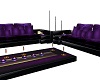 Elegant purple couch