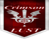 Crimson Lust Flag Stickr