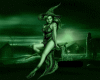 Green Animated Witch