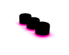 Black and Pink Chairs