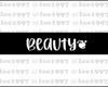 Beauty custom particles