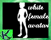 (K) white female avatar