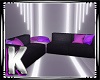Pink Purple Black Sofa