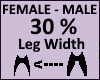 Leg Thigh Scaler 30%