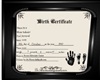 Jamine Birth certifice