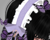Purple maid headband