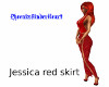 Jessica skirt red