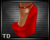 TD l Joi Red Wedge Heel