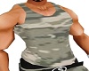 Muscle Tank Army Grey