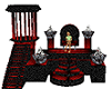 black/red throne